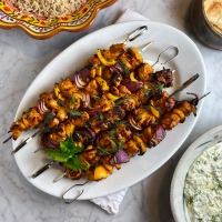 Ginger-Curry Grilled Chicken Kebabs